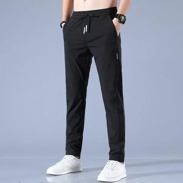 Buy1 Get 1 Free💥🤩PREMIUM MEN'S HIGH STRETCH SKINNY LYCRA PANTS(Black & Gray)