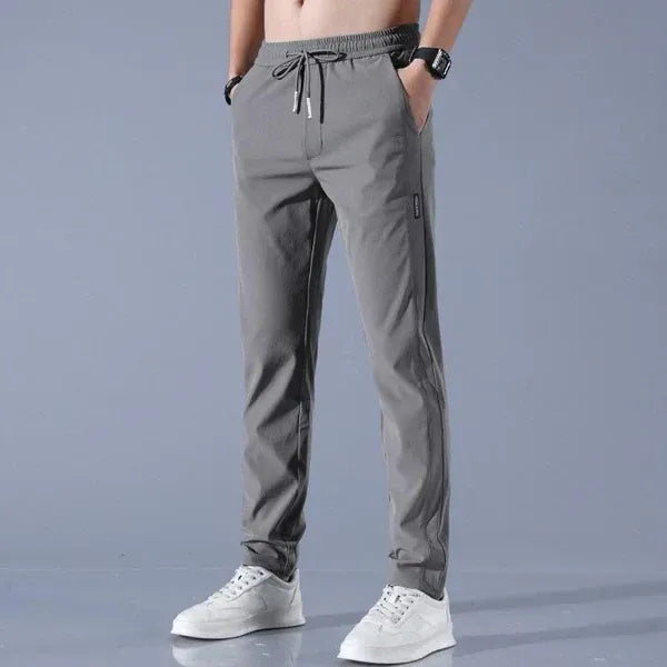 Buy1 Get 1 Free💥🤩PREMIUM MEN'S HIGH STRETCH SKINNY LYCRA PANTS(Black & Gray)